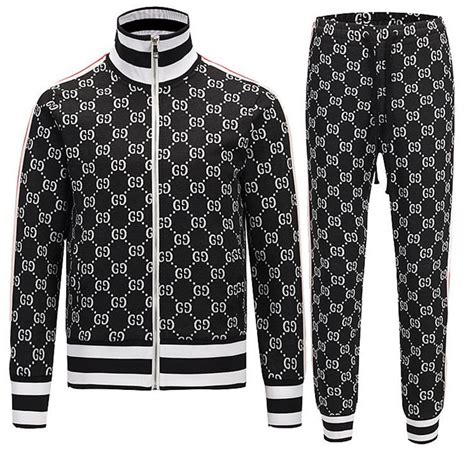 gucci tracksuit white|gucci tracksuit men sale.